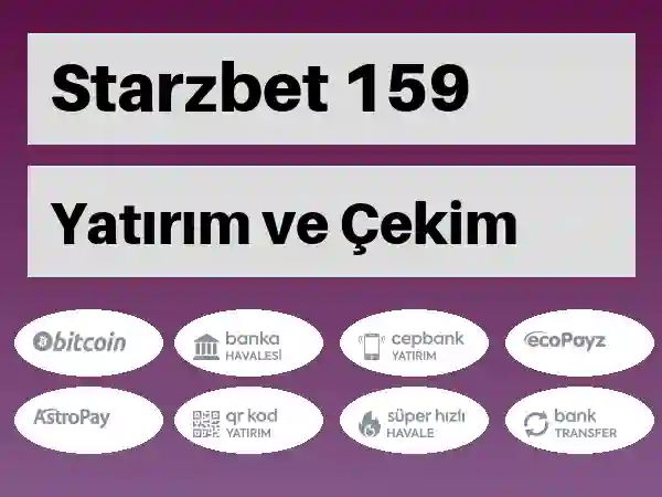 Starzbet Mobil Para yatırma ve çekme 159